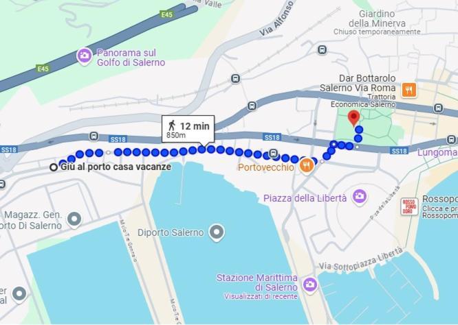Apartament Giu Al Porto Salerno Zewnętrze zdjęcie
